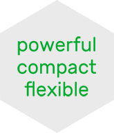 compact powerful flexible