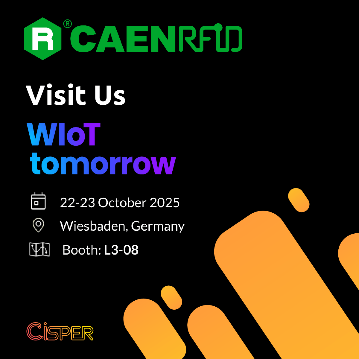 WIoT 2025, 23-24 Oct. | Wiesbaden | Booth: L3-08